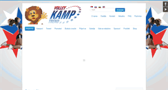 Desktop Screenshot of camp.volleytrend.com